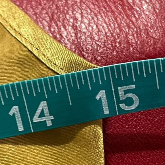 Missguided Silky Strappy Wrap Over Midi Sz 4 Dress Yellow - Picture 9 of 11